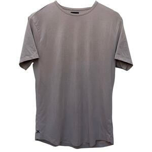 Cuts Clothing T Shirt Mens Medium Beige Minimalist Premium Tee Crewneck